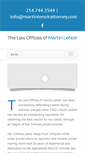 Mobile Screenshot of martinlenoirattorney.com